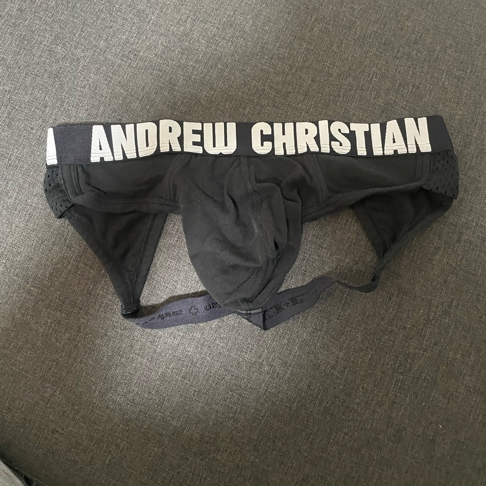 Andrew Christian retro frame jock medium